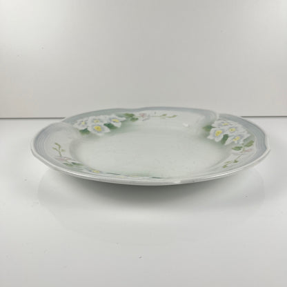 Plat rond Art nouveau KG Lunéville, modele "Pommier", 1900-1930