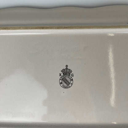 Plat à cake KG Luneville – modèle Réverbère