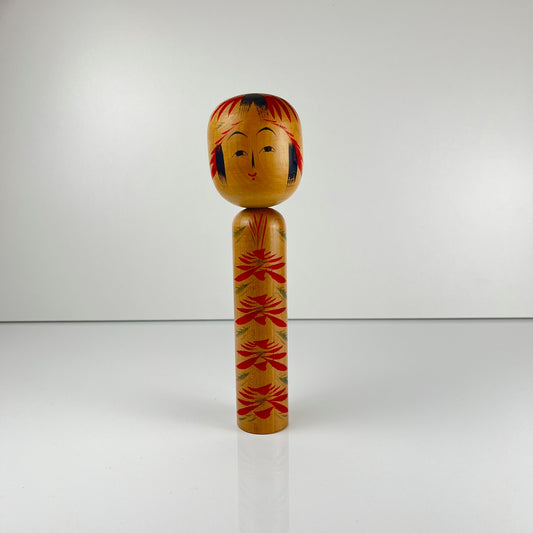 Kokeshi japonaise vintage Naruko signée Shōzō, japon, 1950/70