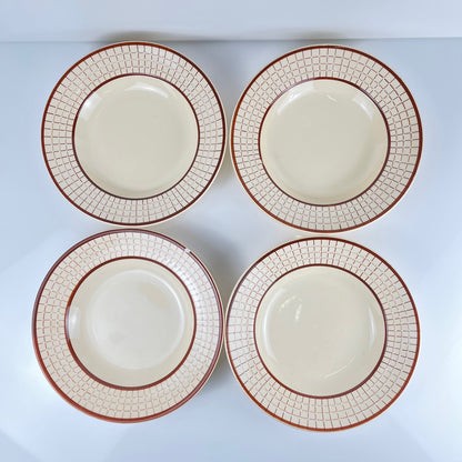 Set de 4 assiettes creuses Longchamp modèle "Colmar"