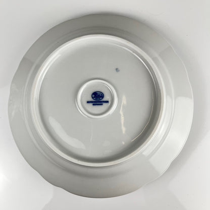 Grand Beurrier rond Hutschenreuther oignon bleu porcelaine Allemagne vintage rare