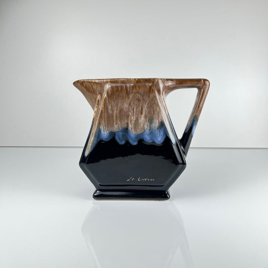 Cruche en céramique émaillé flammé, 1960, style Vallauris