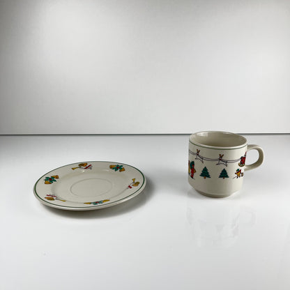 Set de tasses a café/thé de noël , 1980