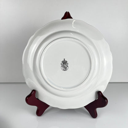 Set de 6 assiettes à dessert Fleurs bleues, KG Lunéville