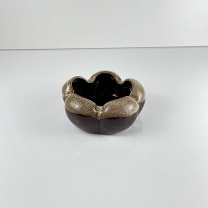 Vide-poche vintage en céramique émaillée moucheté – 1960/70