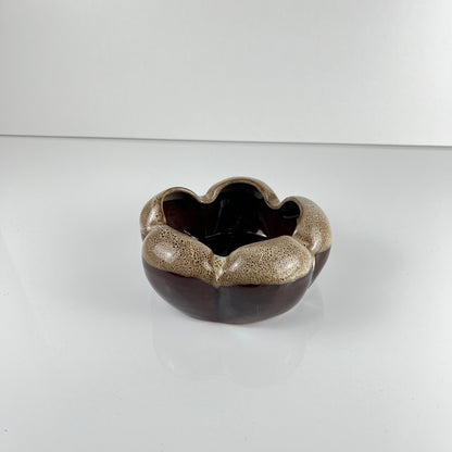 Vide-poche vintage en céramique émaillée moucheté – 1960/70