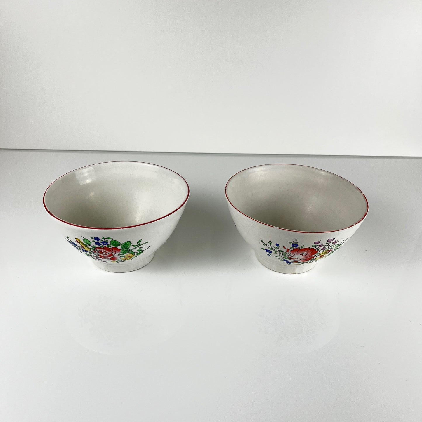 Set de 2 bols KG Lunéville modèle réverbère