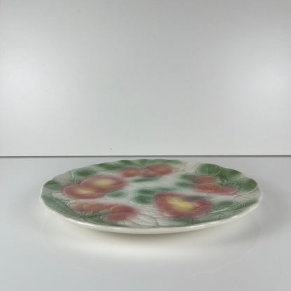 Barbotine fruit dish KG Lunéville, 1960s/70s