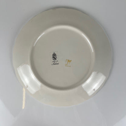 Barbotine fruit dish KG Lunéville, 1960s/70s