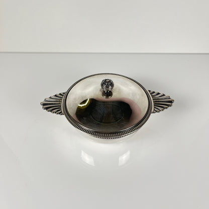 Silver-plated sugar bowl, Art Deco style – 20th century