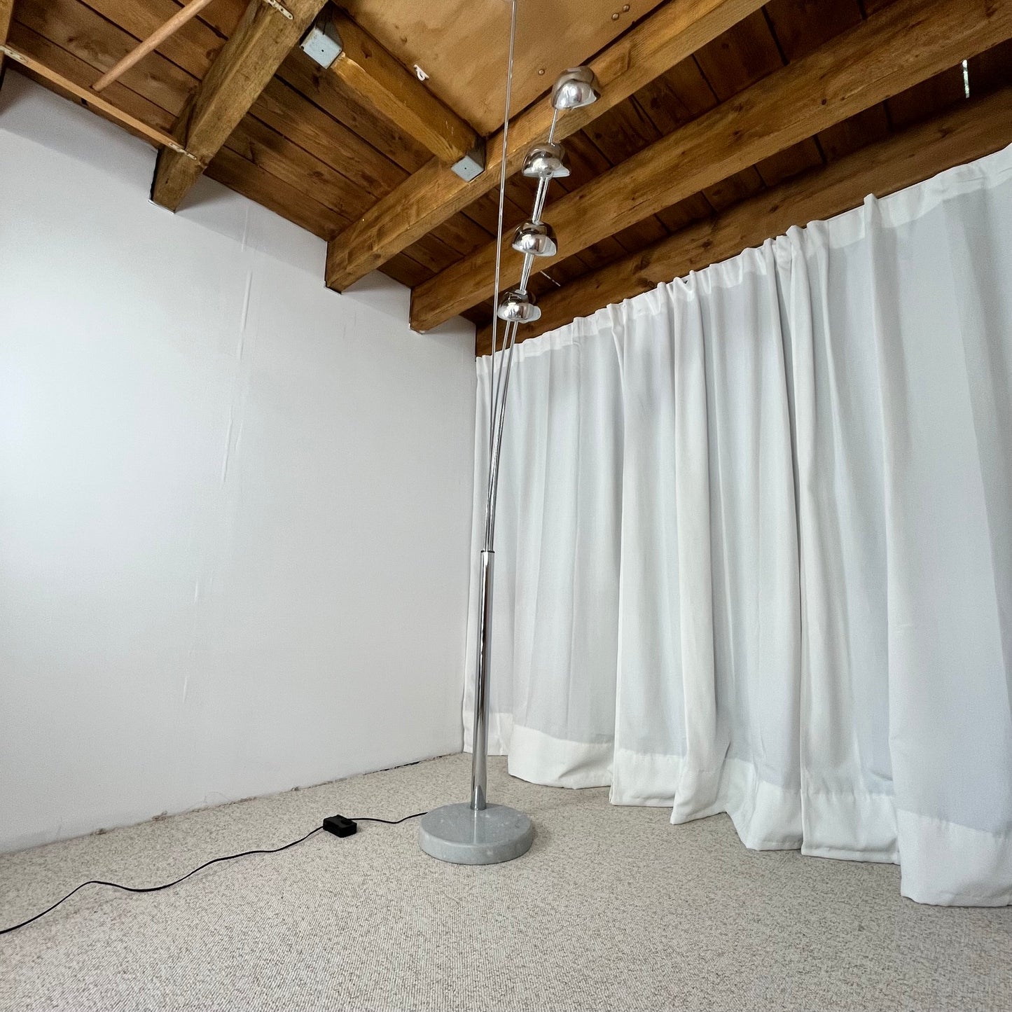Arc floor lamp with tree base and 5 lights AGEMOB, 2000s, MCM style