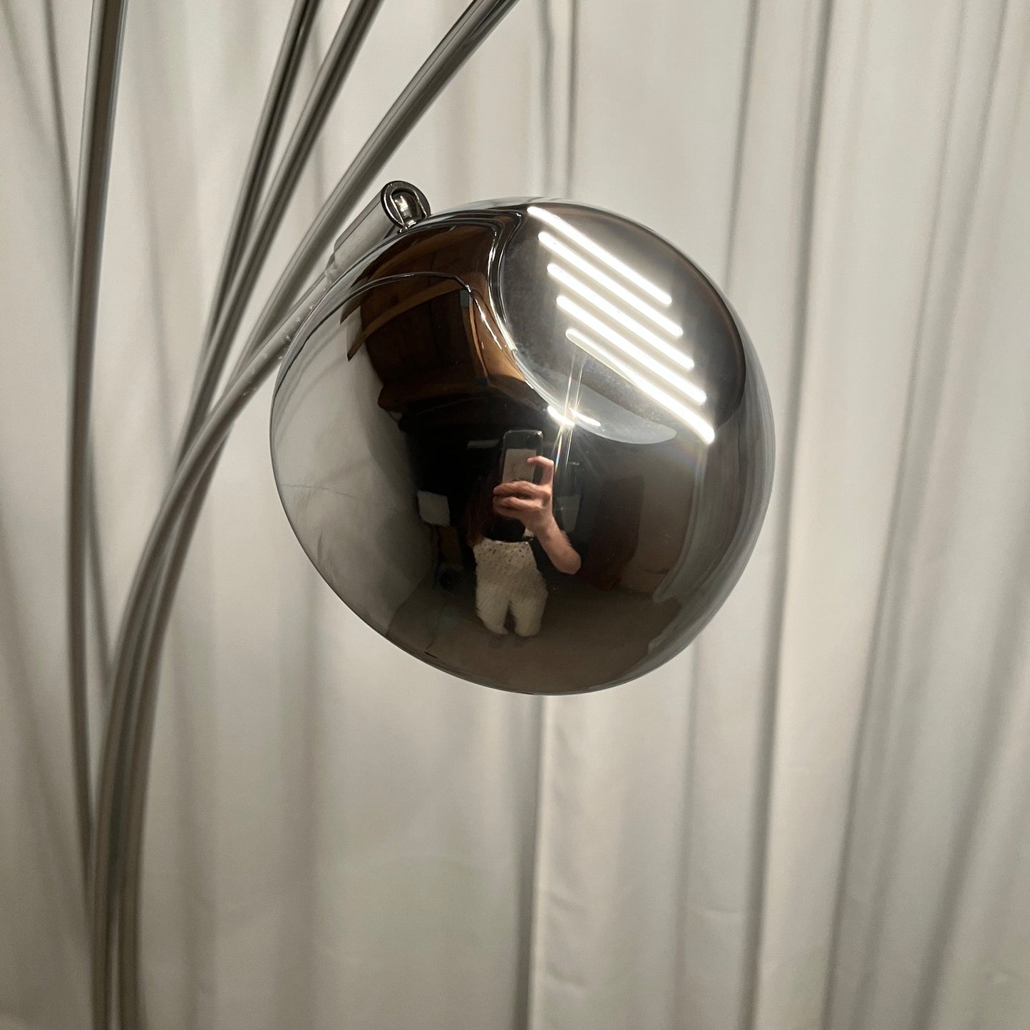 Arc floor lamp with tree base and 5 lights AGEMOB, 2000s, MCM style