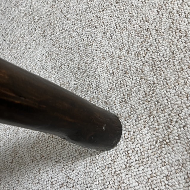 Rustic solid wood coffee table, Wabi-Sabi style, 1970s