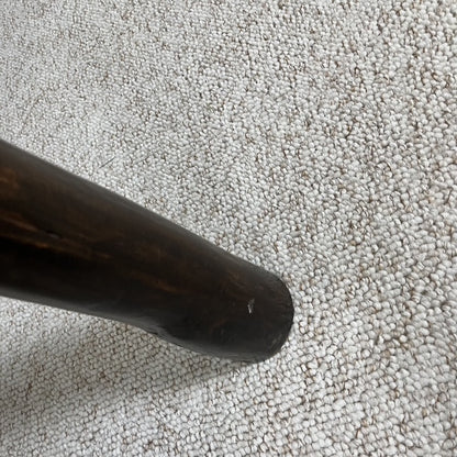 Rustic solid wood coffee table, Wabi-Sabi style, 1970s