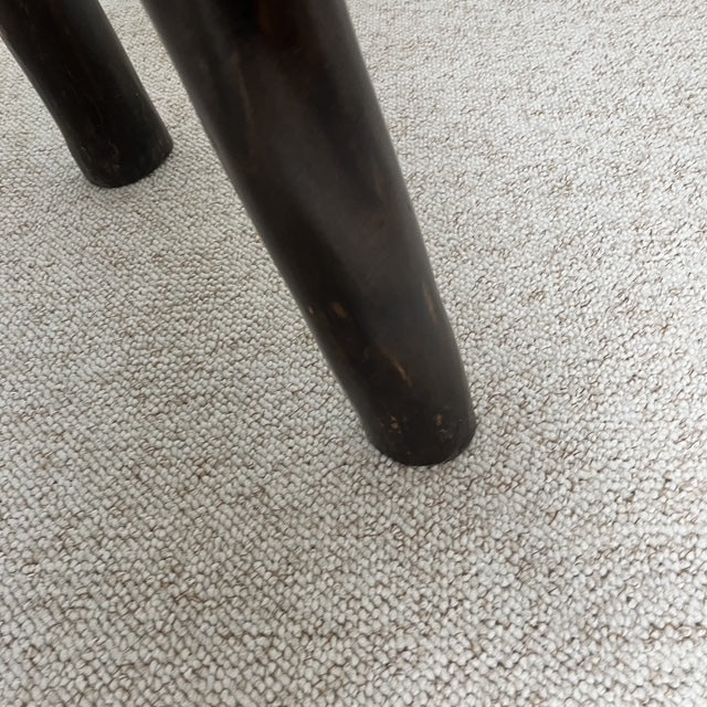 Rustic solid wood coffee table, Wabi-Sabi style, 1970s