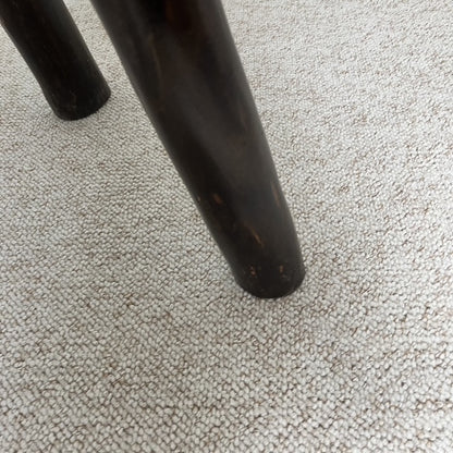 Rustic solid wood coffee table, Wabi-Sabi style, 1970s
