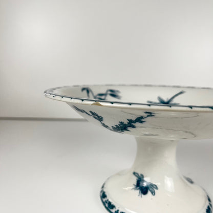 "Carmen" fruit bowl, Sarreguemines, circa 1879 to 1918