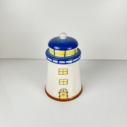 Pot à Cookie / boite en céramique "phare"