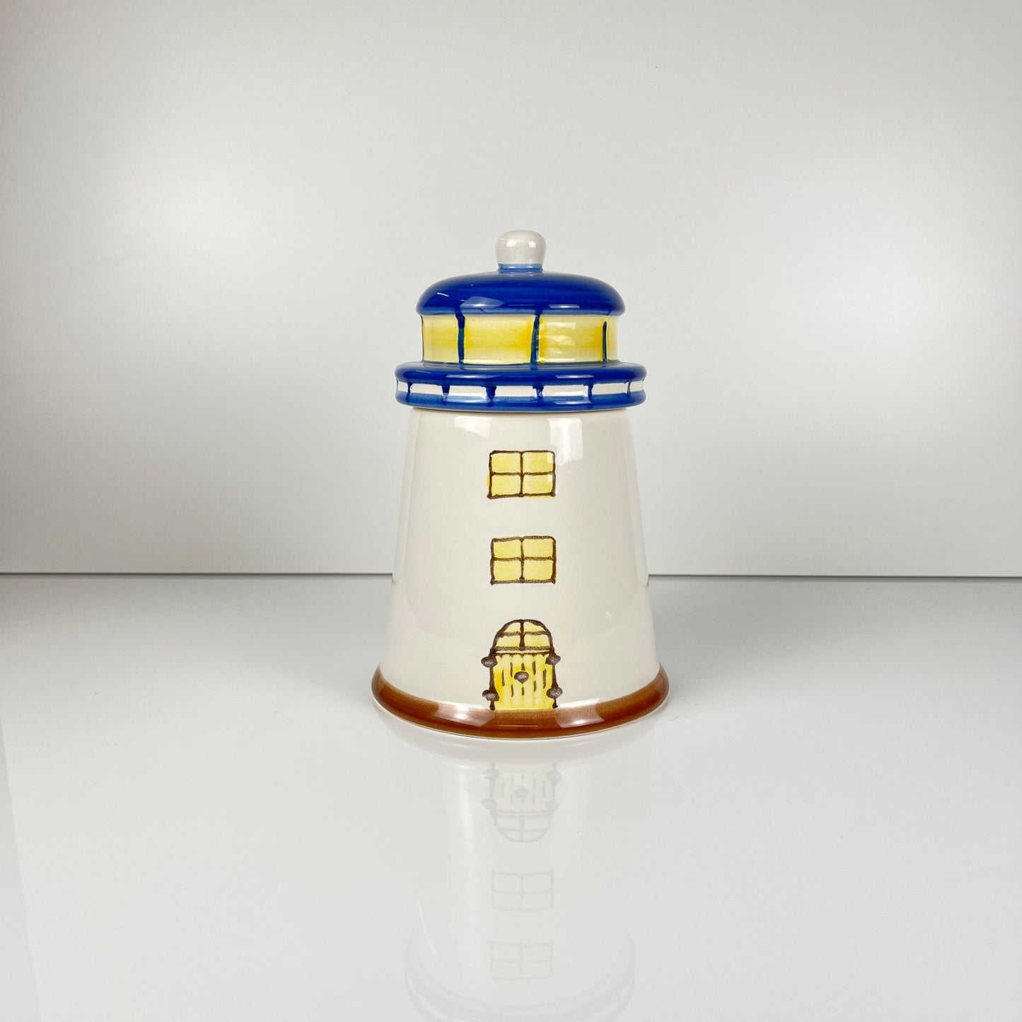 Pot à Cookie / boite en céramique "phare"
