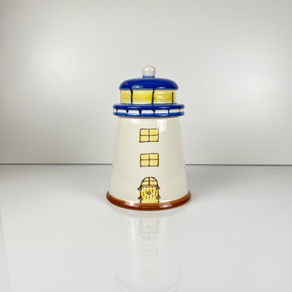 Pot à Cookie / boite en céramique "phare"