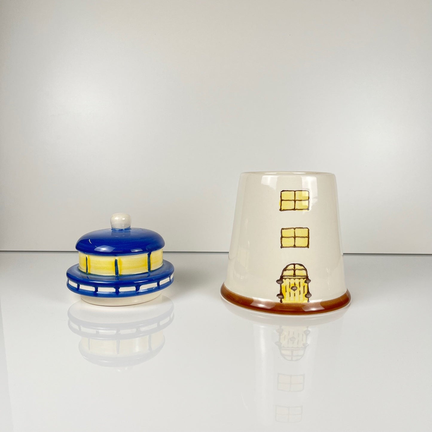 Pot à Cookie / boite en céramique "phare"
