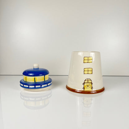 Pot à Cookie / boite en céramique "phare"