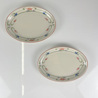 Duo de ravier Villeroy & Boch, modele "Florida"