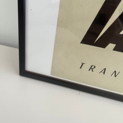 Affiche publicitaire originale TAI "Afrique", Braun Mulhouse, vers 1960