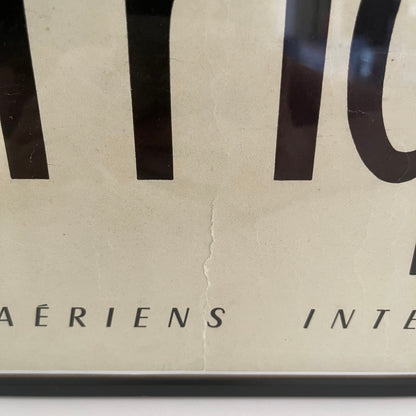Affiche publicitaire originale TAI "Afrique", Braun Mulhouse, vers 1960