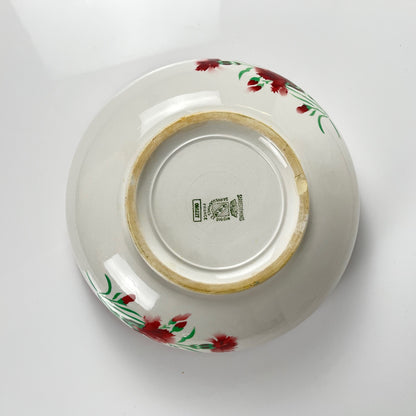 Sarreguemines "Oeillet" Salad Bowl, 1920-50