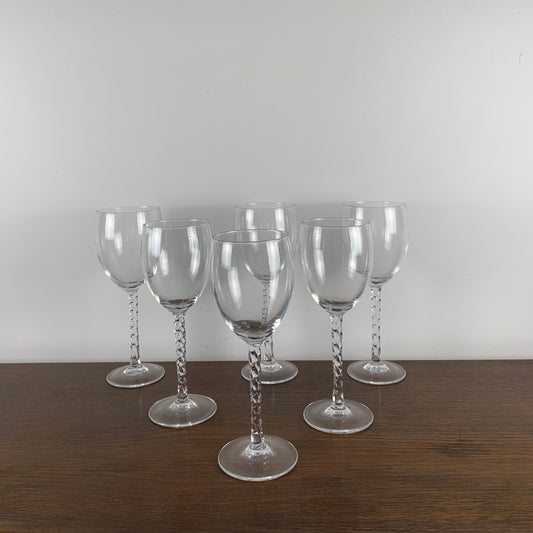 Set of 6 vintage Luminarc wine glasses - Mix & Match