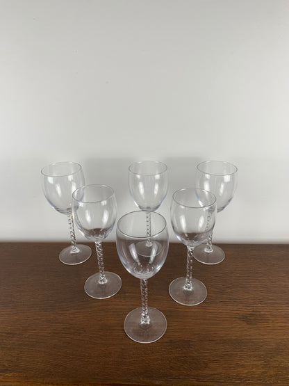 Lot 6 verres à vin vintage Luminarc - Mix & Match