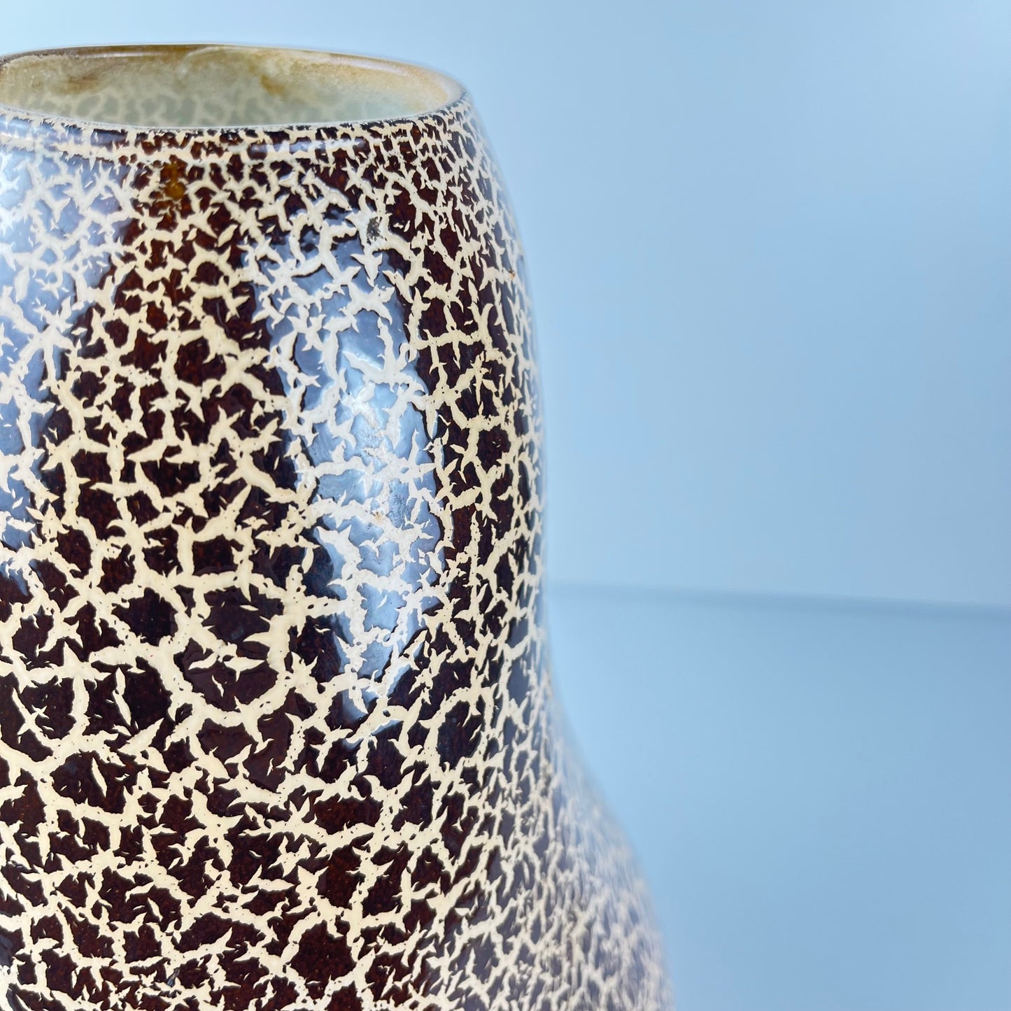 Vase with crackle decoration, Spain, 1990