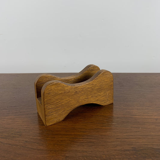 Teak towel holder