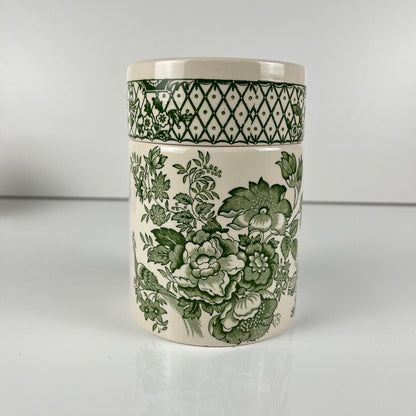 Boîte Mason's Ironstone, décor vert "Stratford", Angleterre , 1970