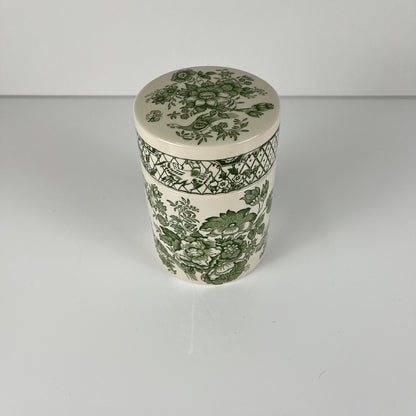 Boîte Mason's Ironstone, décor vert "Stratford", Angleterre , 1970