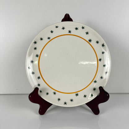 Set de 4 assiettes à dessert GIEN, Création Primefleur, modele "Constellation" , 1950