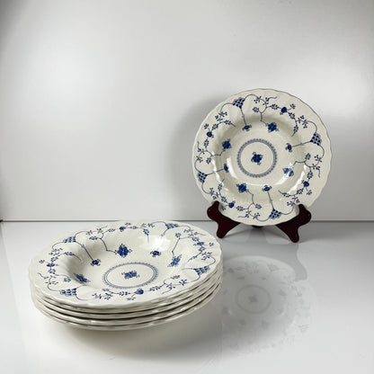 Lot de 6 assiettes creuses "Finlandia" par Myott, angleterre, 1980