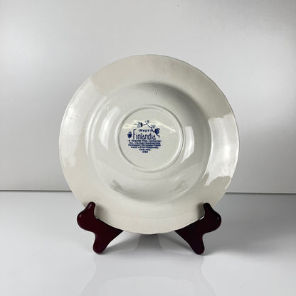 Lot de 6 assiettes creuses "Finlandia" par Myott, angleterre, 1980