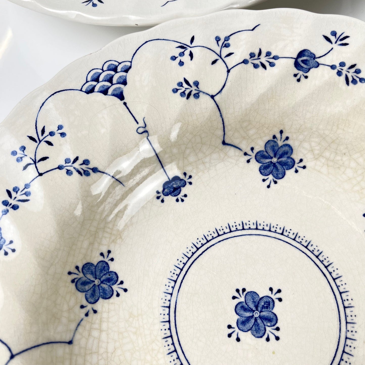 Lot de 6 assiettes creuses "Finlandia" par Myott, angleterre, 1980