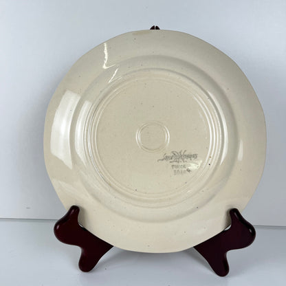 Set of 4 Sarreguemines Dinner Plates, floral pattern, first half of the 20th century