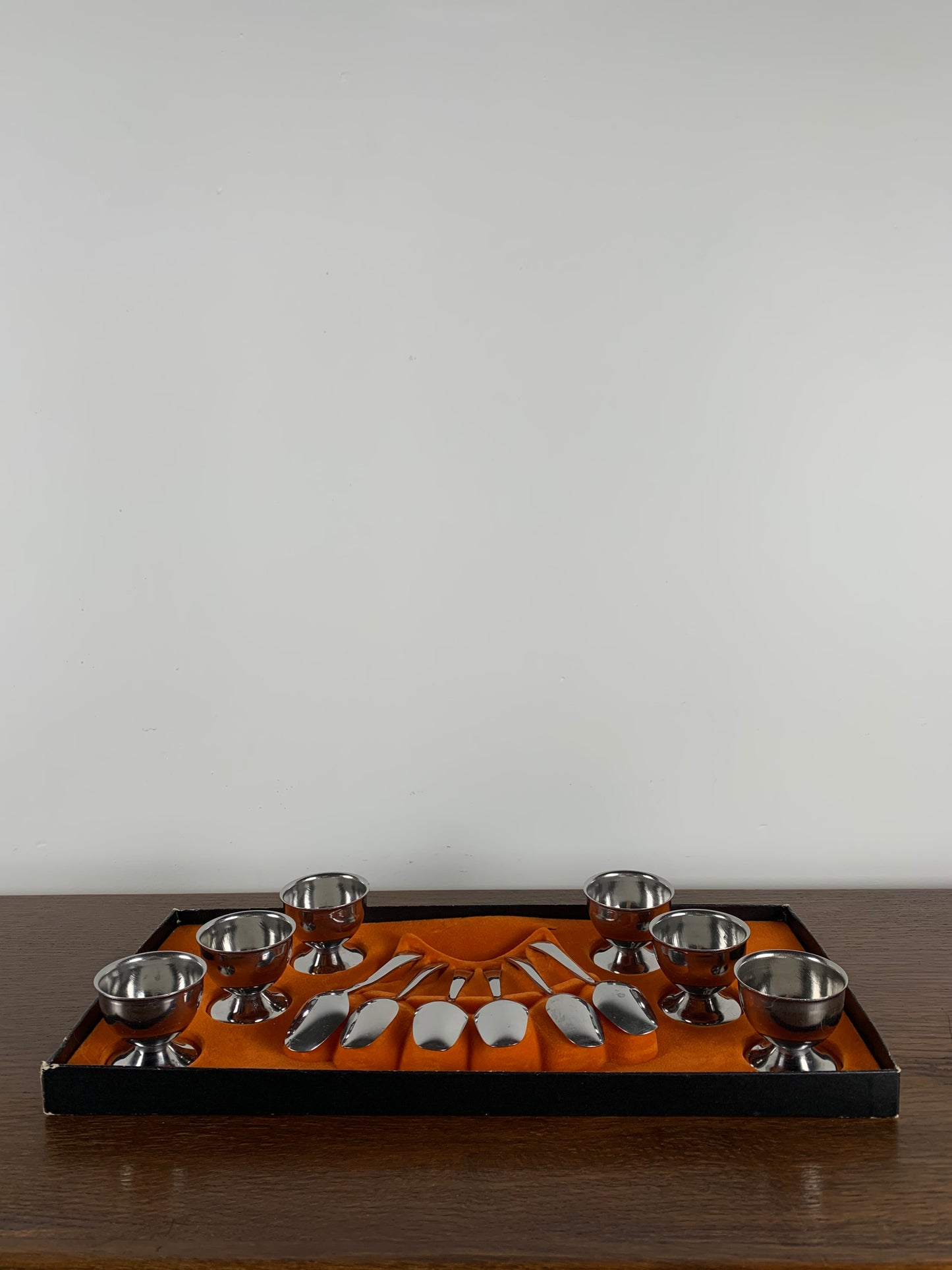 Set de 6 Coquetier en inox, Guy Degrenne, 1960