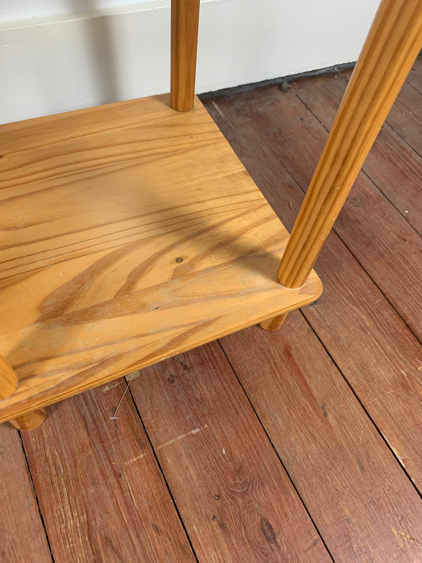 Pair of pine bedside tables, circa 1980