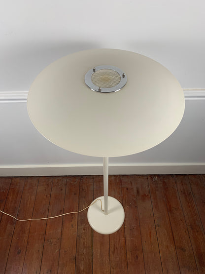 Danish white floor lamp 1960/70