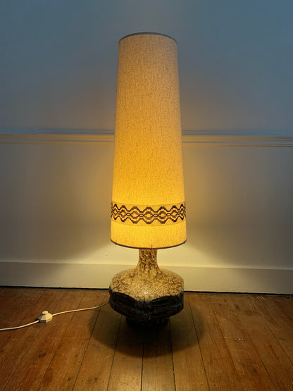 Oversized ceramic “lava” Floorlamp