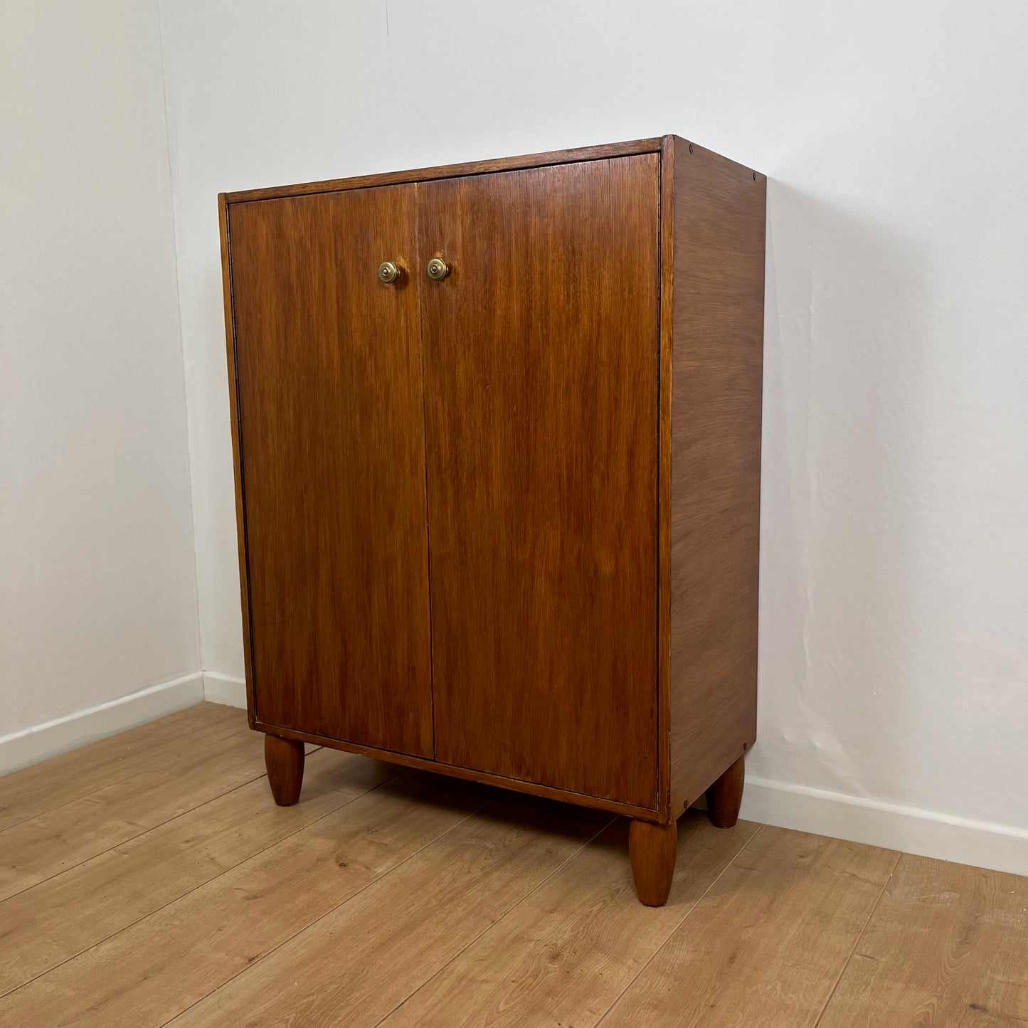 Meuble à chaussure vintage en bois