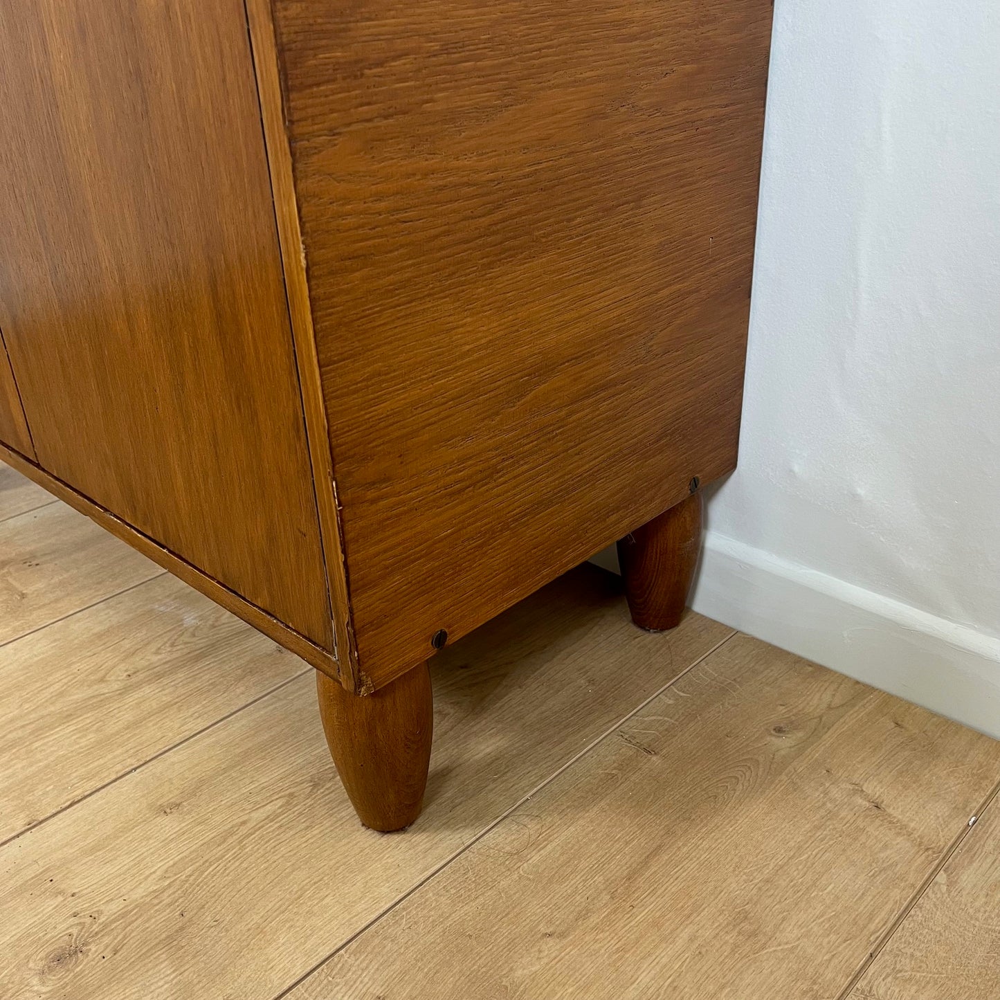 Meuble à chaussure vintage en bois