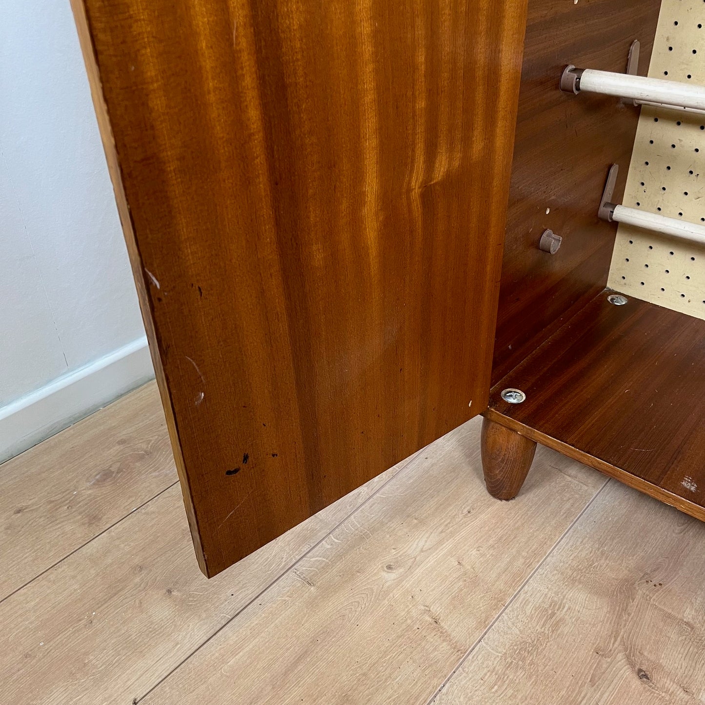 Meuble à chaussure vintage en bois
