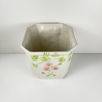 Cache pot en céramique avec relief , Martan , Portugal , 1960/80