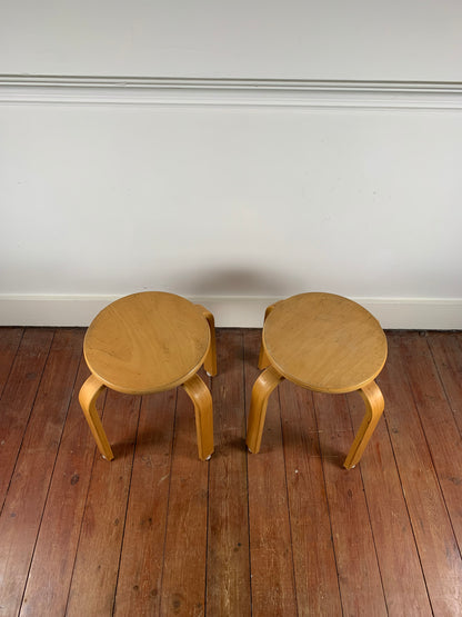 Pair of vintage HUMANIA stools, Denmark